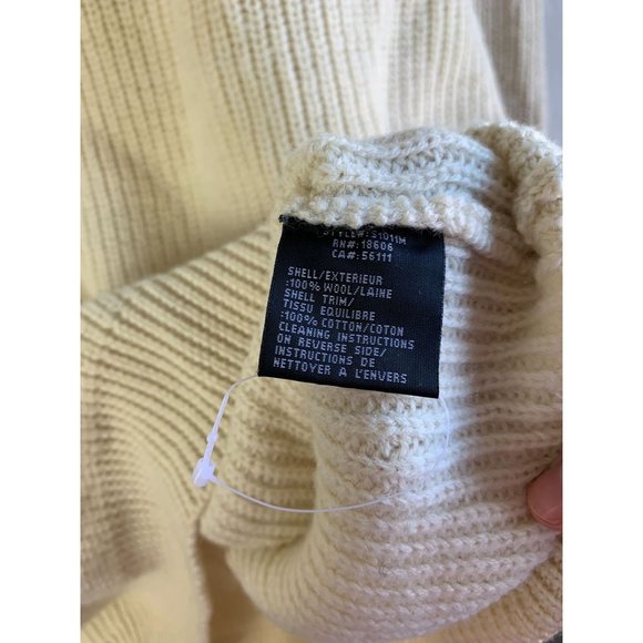 National Geographic 100% Wool Elbow Patch Sweater XL - Picture 7 of 10